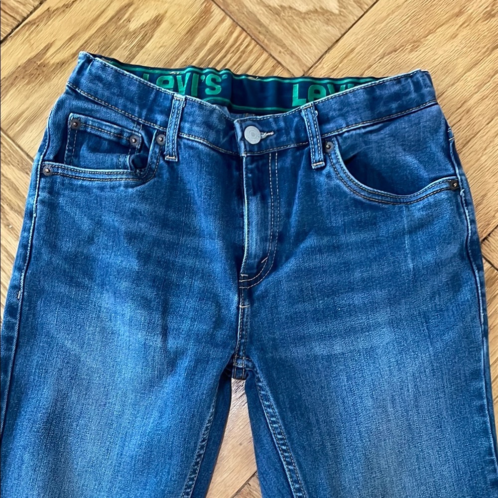 Levi's 511 blue denim Straight Jeans 16 reg